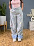 Teddy Wide-Leg Joggers