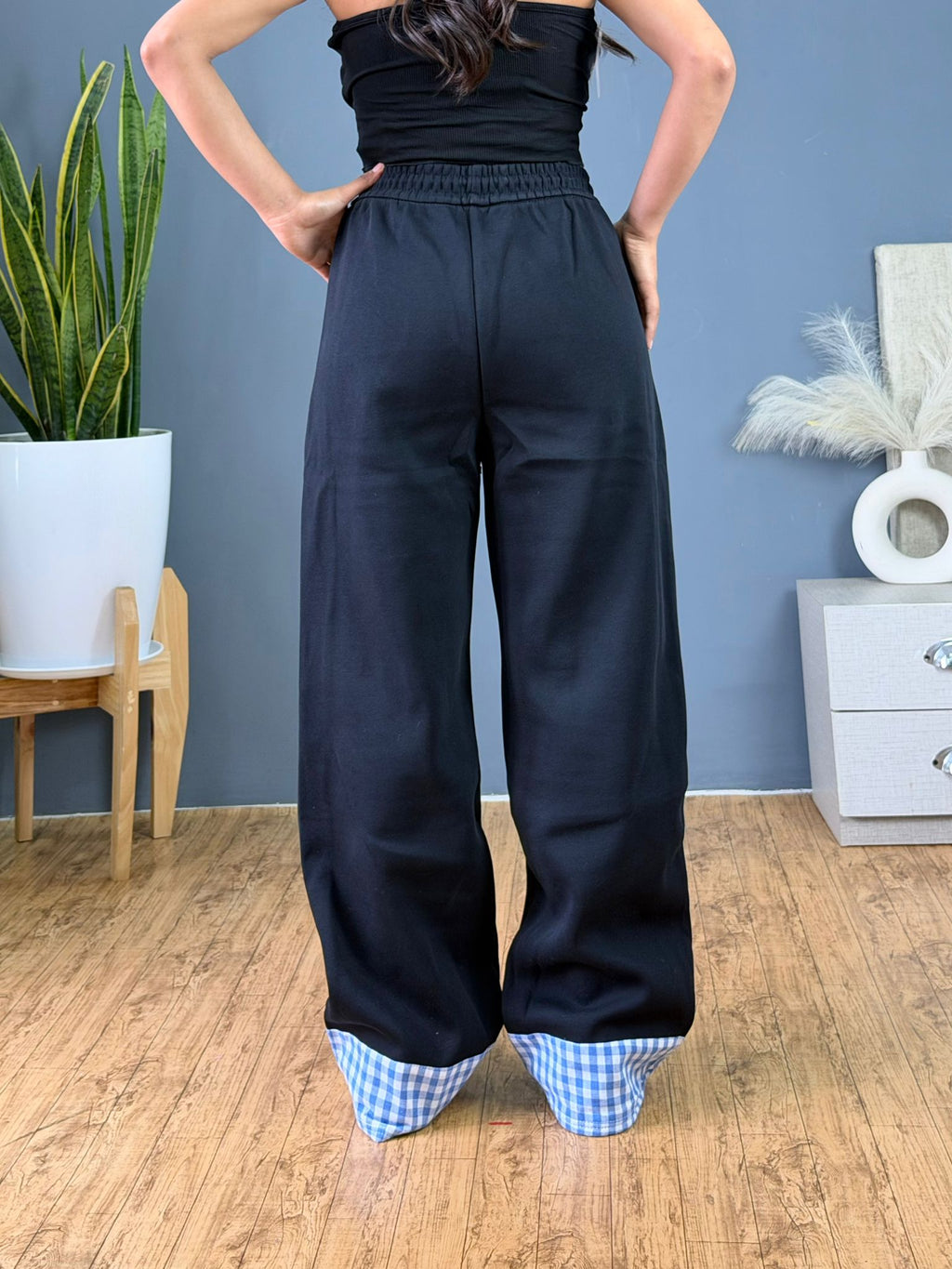 Teddy Wide-Leg Joggers