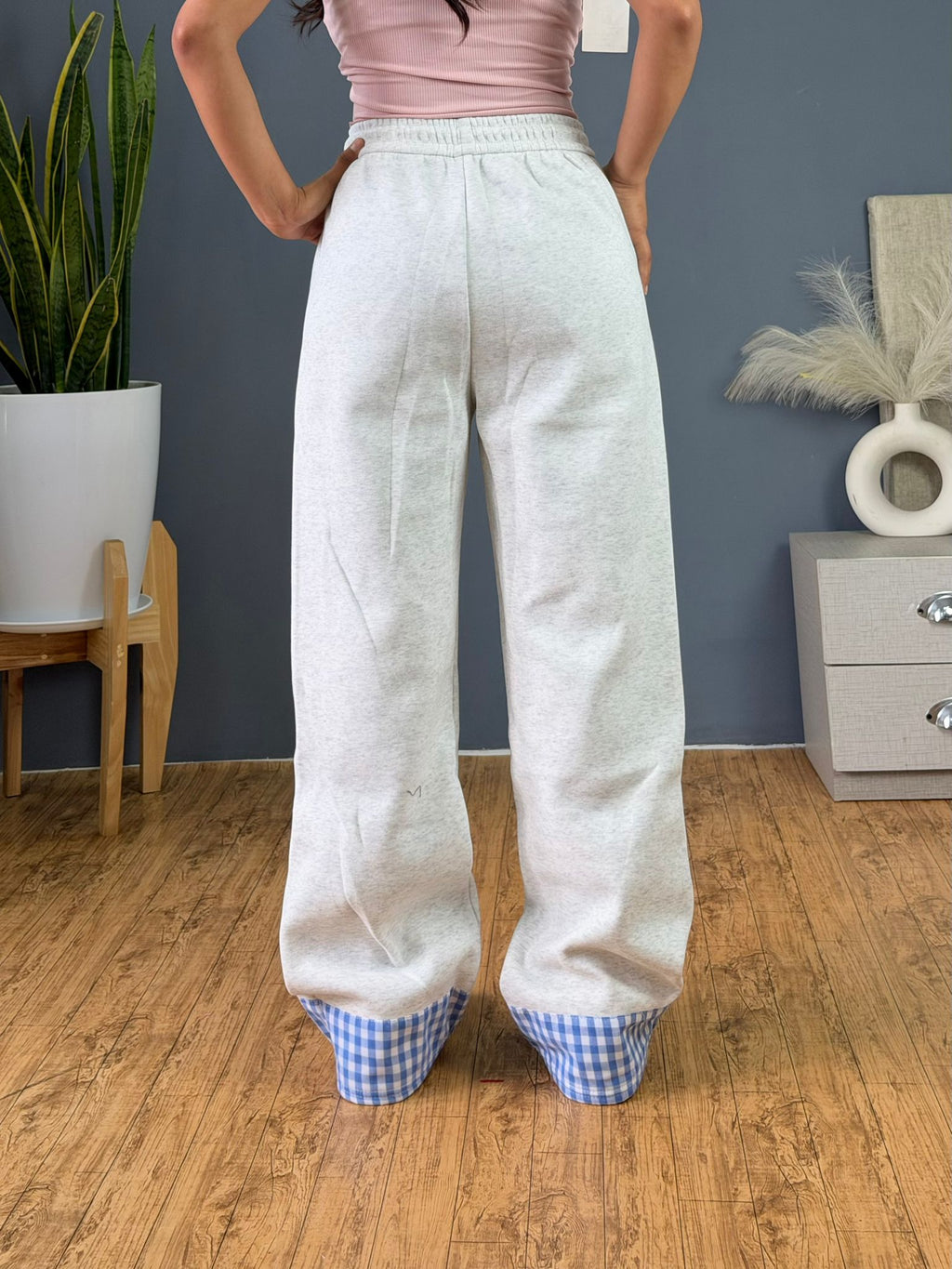 Teddy Wide-Leg Joggers