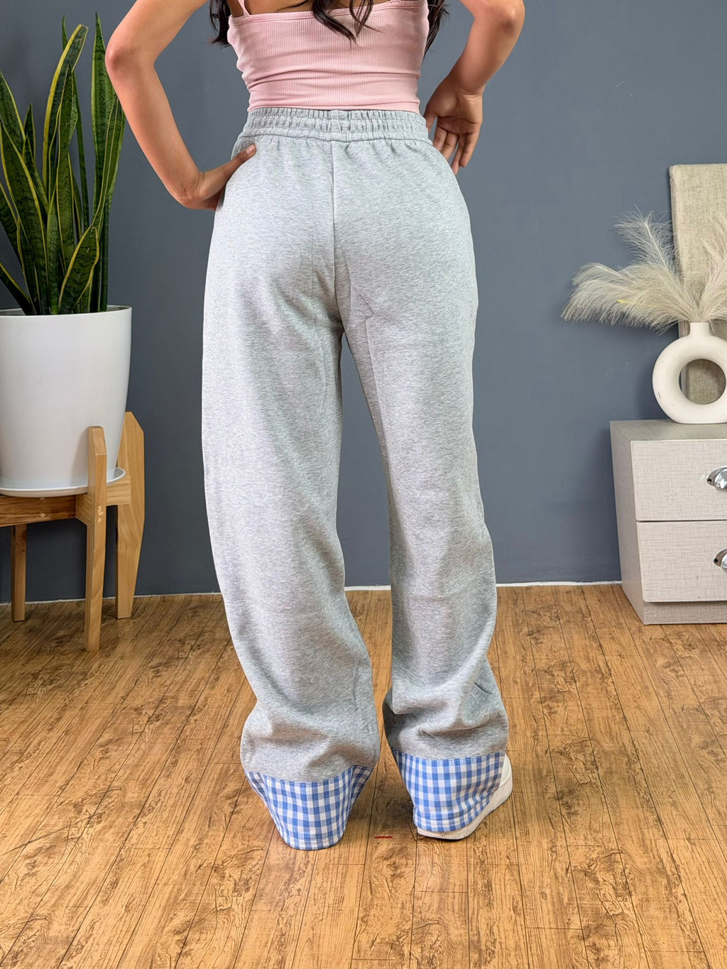 Teddy Wide-Leg Joggers